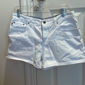 Polo Ralph Lauren white Jean shorts.